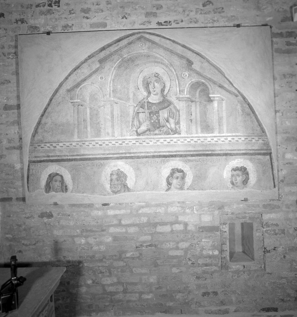 Sant'Elena/ San Giovanni Battista/ San Pietro Apostolo/ San Tommaso/ San Marco (dipinto) - ambito veneto-bizantino (seconda metà sec. XIII)
