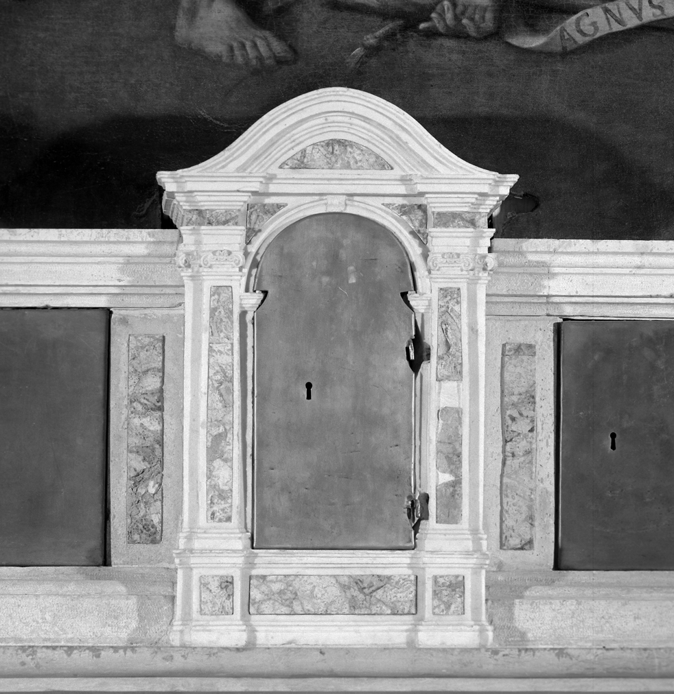 tabernacolo, elemento d'insieme - bottega veneziana (sec. XVII)