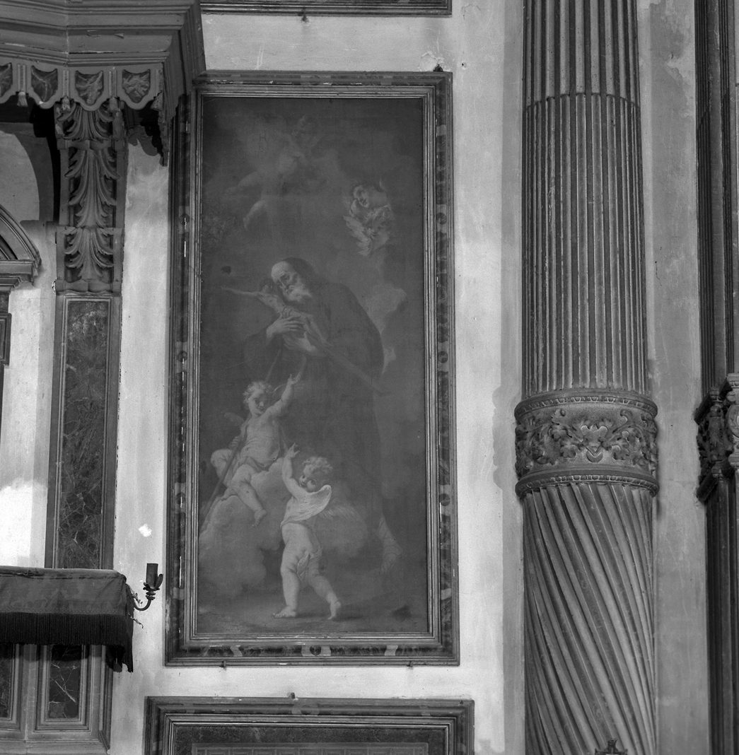 San Francesco di Paola/ angeli (dipinto) di Migliori Francesco (sec. XVIII)