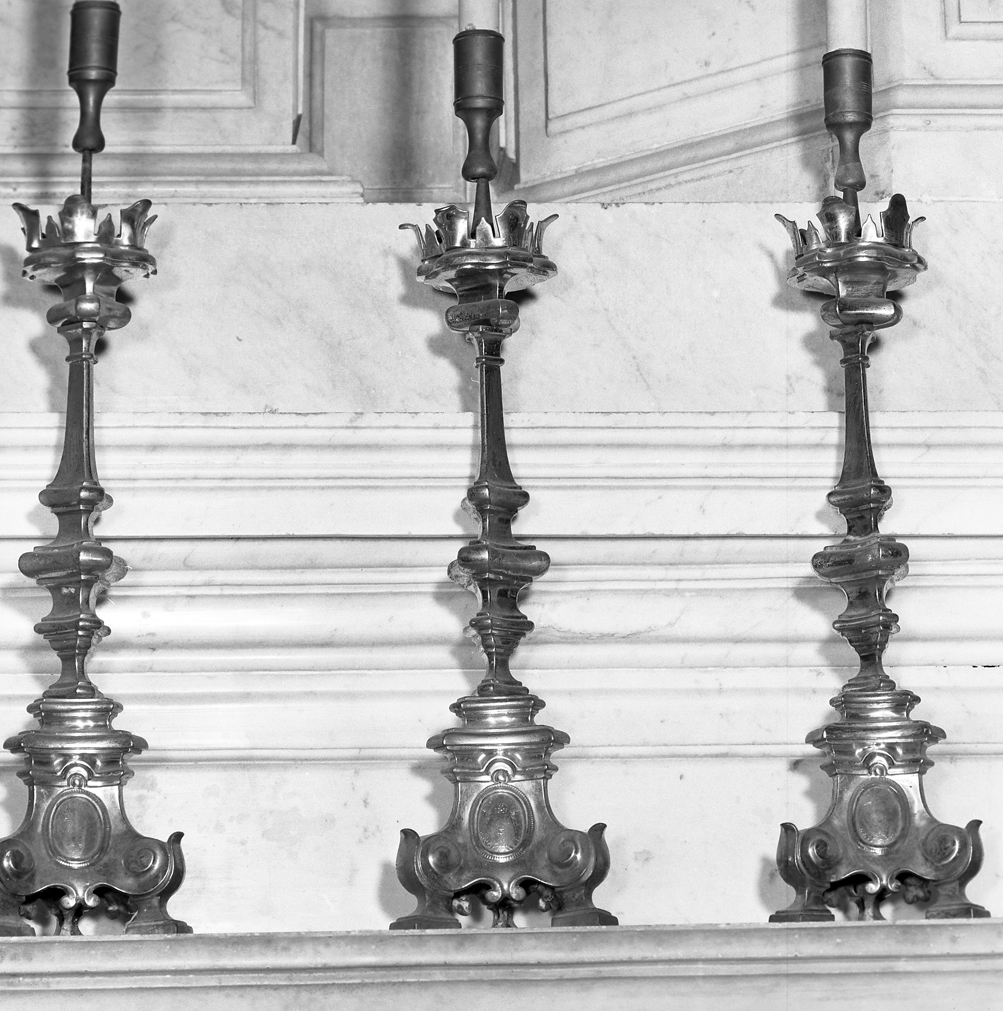candeliere - bottega veneziana (sec. XVIII)