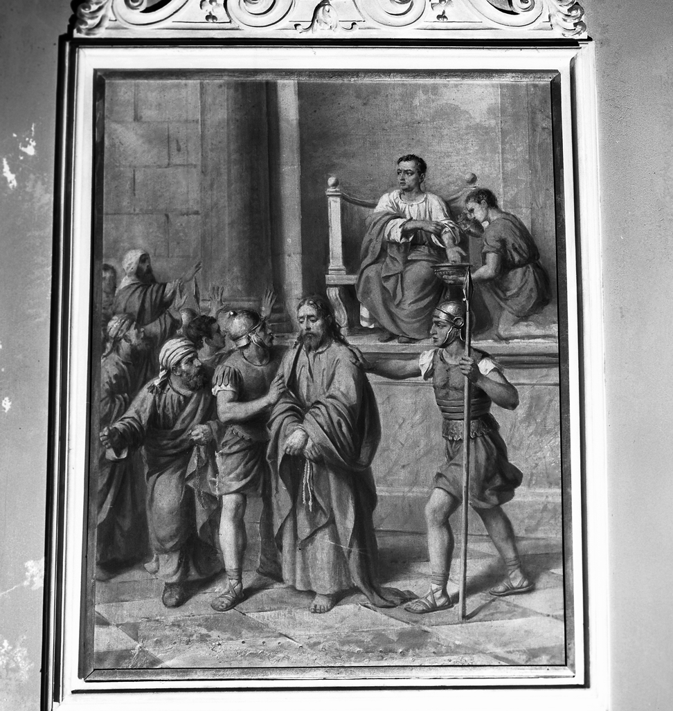 stazione I: Gesù condannato a morte (Via Crucis, elemento d'insieme) - bottega veneta (sec. XVI)
