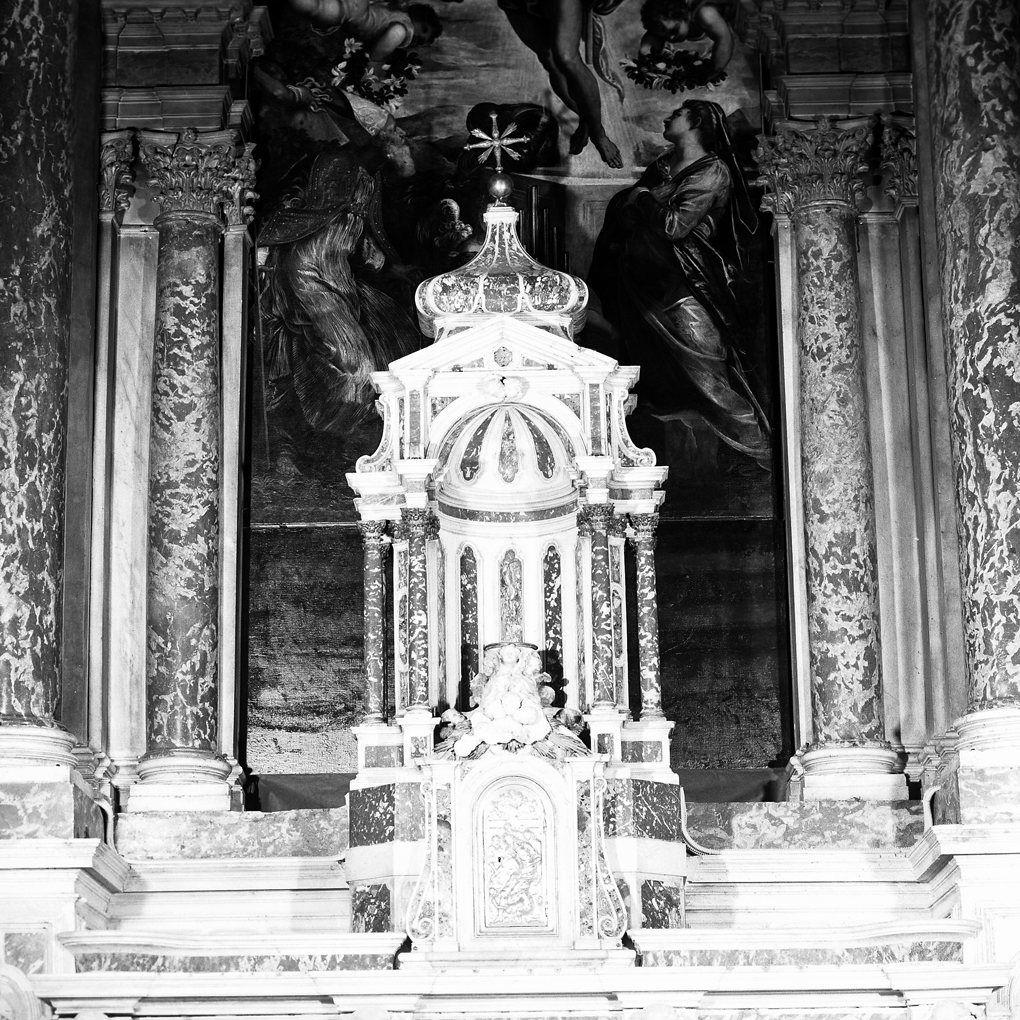 tabernacolo - a tempietto - ambito veneziano (sec. XVII)