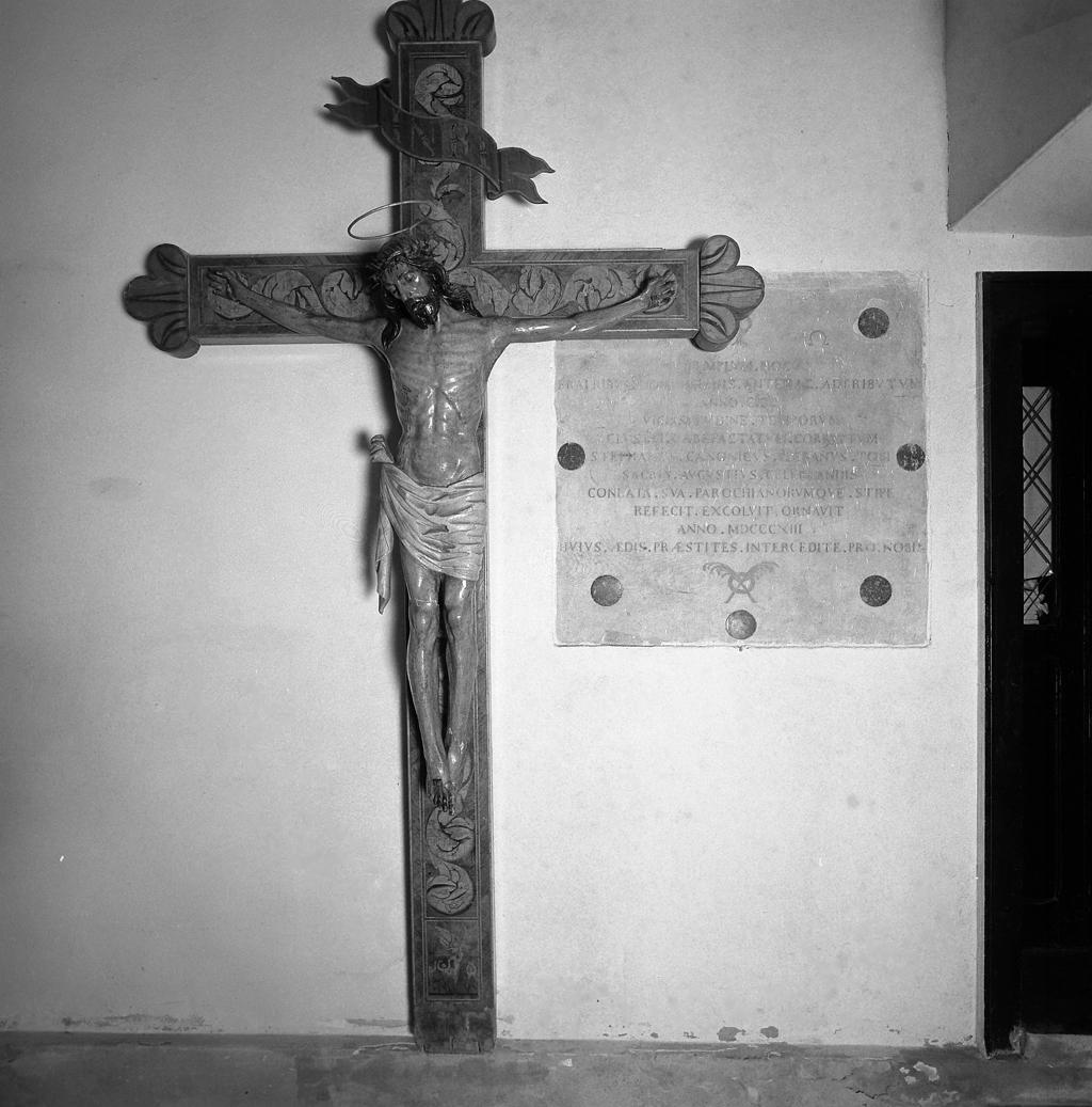 croce da parete, insieme - manifattura veneta (sec. XVIII)