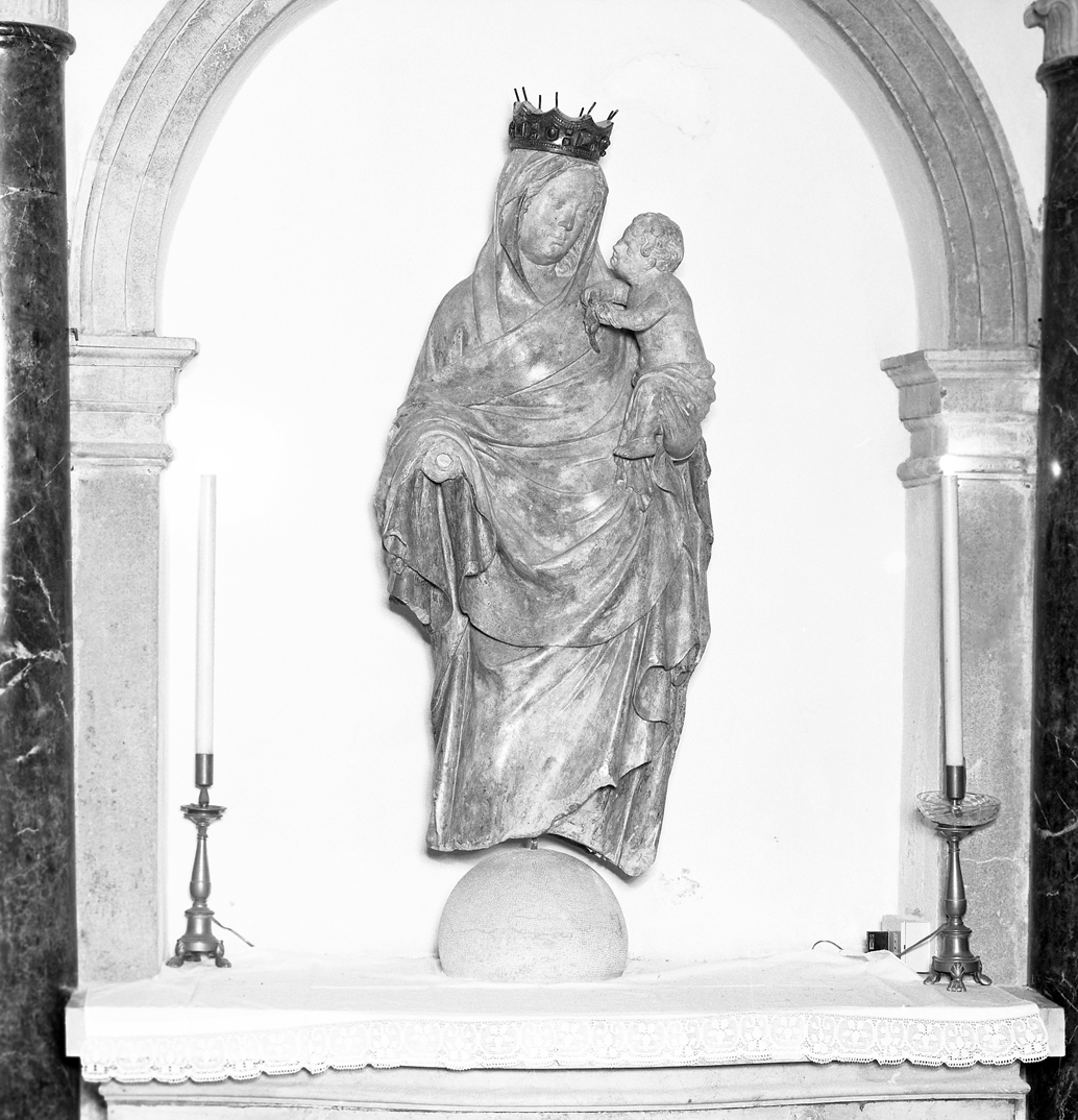 Madonna con Bambino (statua) - ambito olandese (primo quarto sec. XIV)
