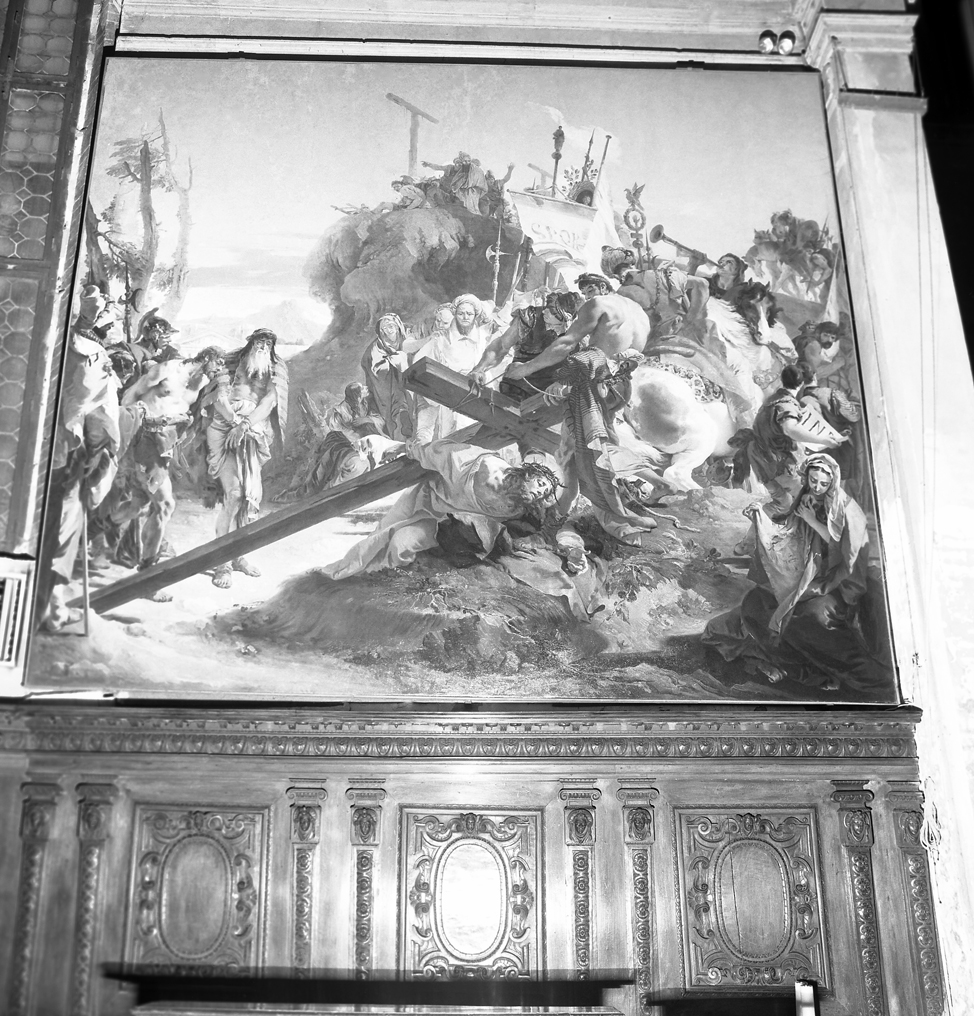 salita di Cristo al monte Calvario (dipinto) di Tiepolo Giovanni Battista (sec. XVIII)