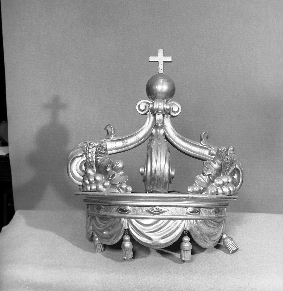 corona di tronetto per esposizione eucaristica - ambito veneto (sec. XIX)