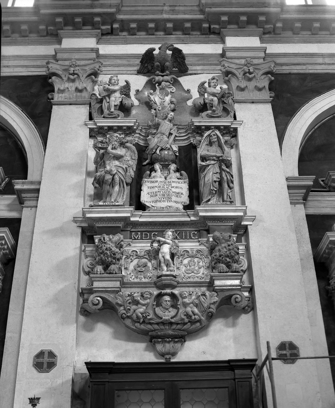 monumento funebre, insieme di Beltrame Marco (attribuito) (sec. XVII)