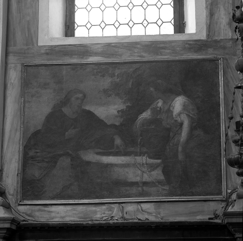 Cristo e la Samaritana (dipinto) di Fumiani Giovanni Antonio (fine/inizio secc. XVII/ XVIII)