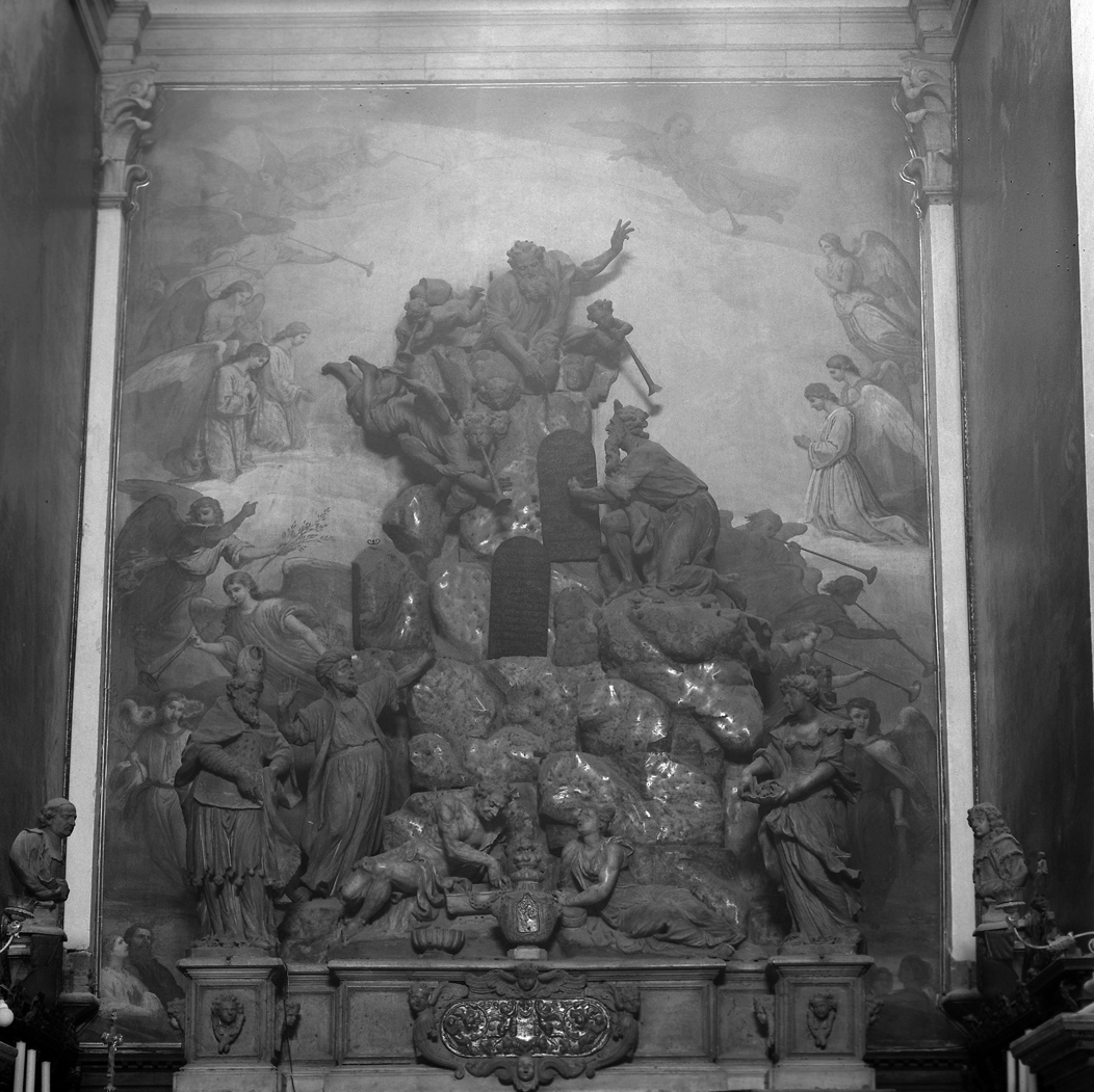 Gloria d'angeli, angeli musicanti in gloria (dipinto) - ambito veneto (sec. XIX)