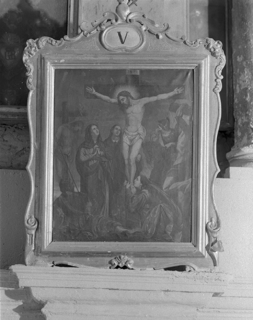 Cristo crocifisso (dipinto) - bottega veneta (seconda metà sec. XIX)