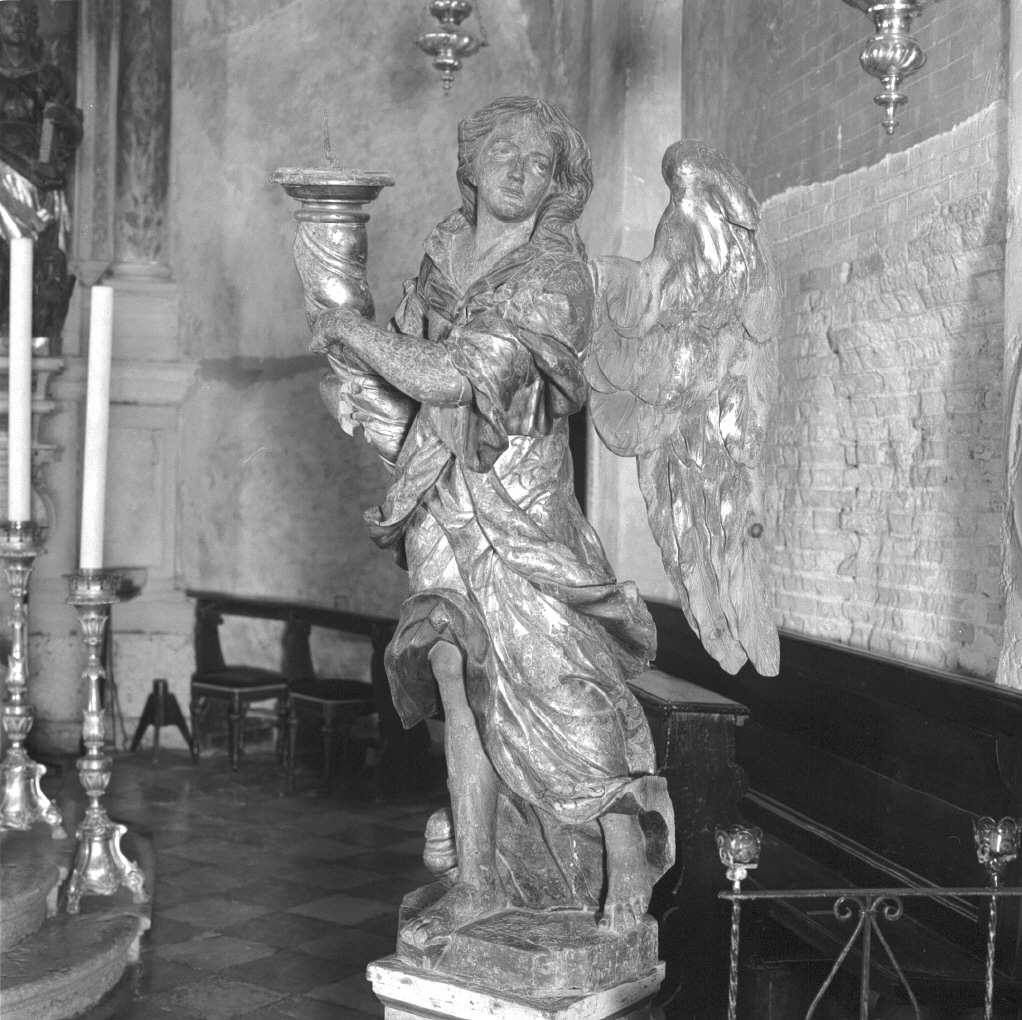 candelabro - a statua - ambito veneto (sec. XVII)