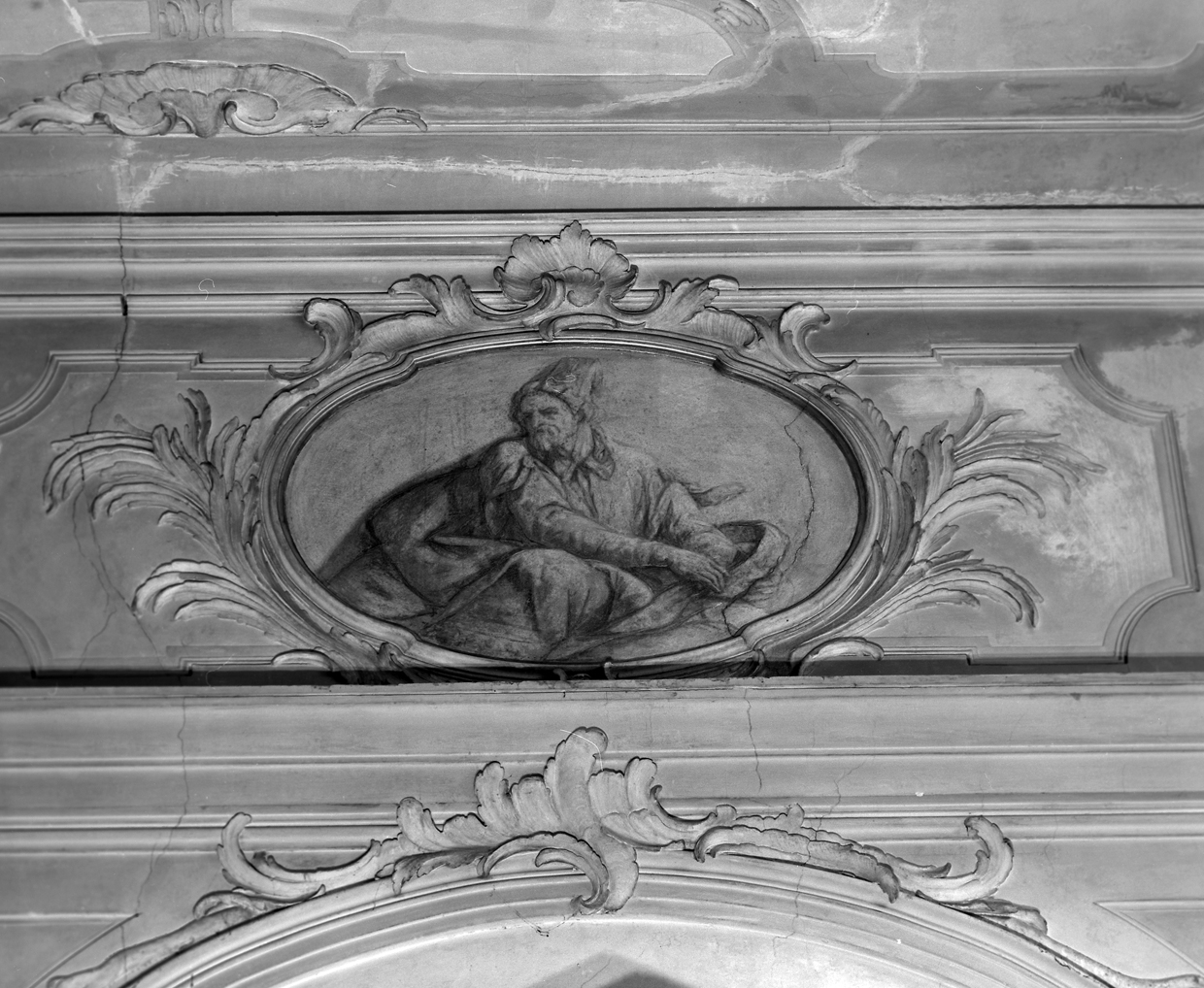 profeta (dipinto, elemento d'insieme) di Canal Giovanni Battista (sec. XVIII)