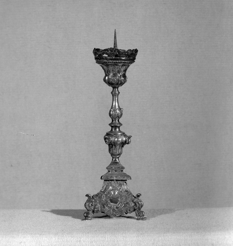 candeliere d'altare - ambito veneziano (prima metà sec. XVII)