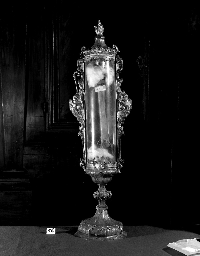 fiala di pellegrinaggio - bottega veneziana (sec. XVIII)