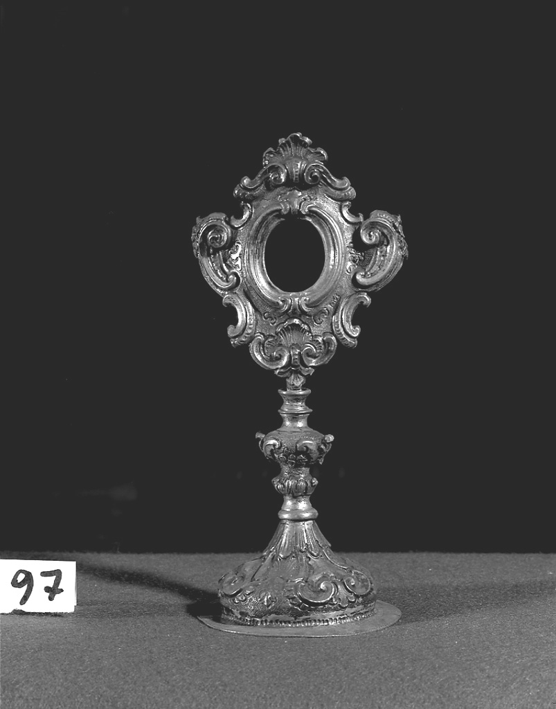reliquiario - a ostensorio - bottega veneziana (primo quarto sec. XVIII)