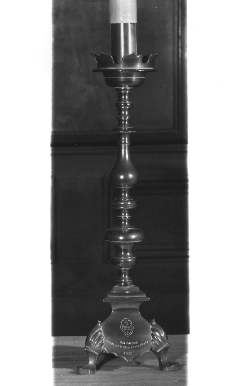 candeliere d'altare - bottega veneta (sec. XX)
