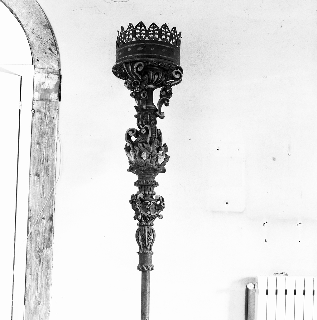 candelabro portatile - ambito veneto (sec. XVIII)