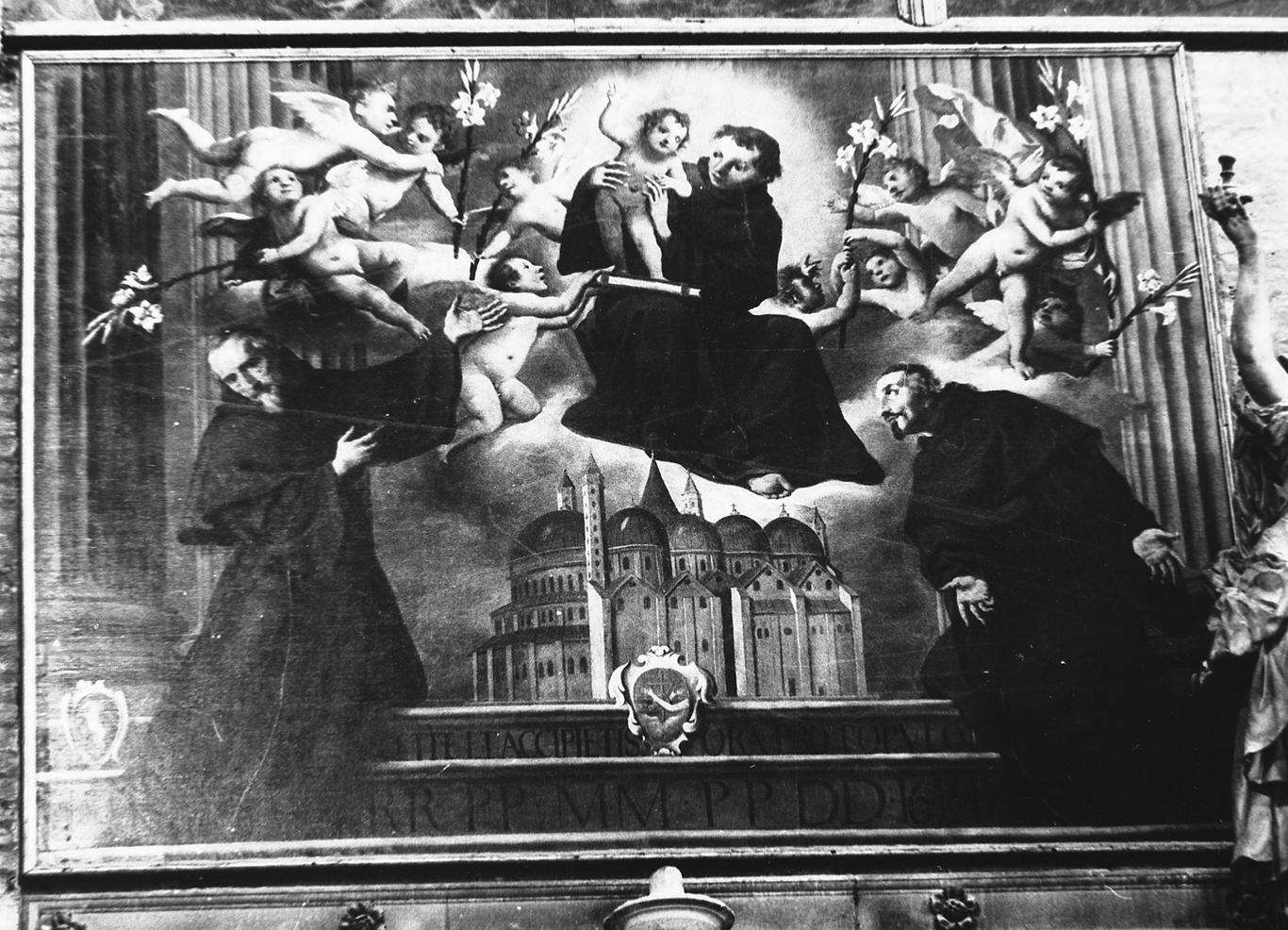 gloria di Sant'Antonio (dipinto) di Muttoni Pietro detto Pietro della Vecchia (sec. XVII)