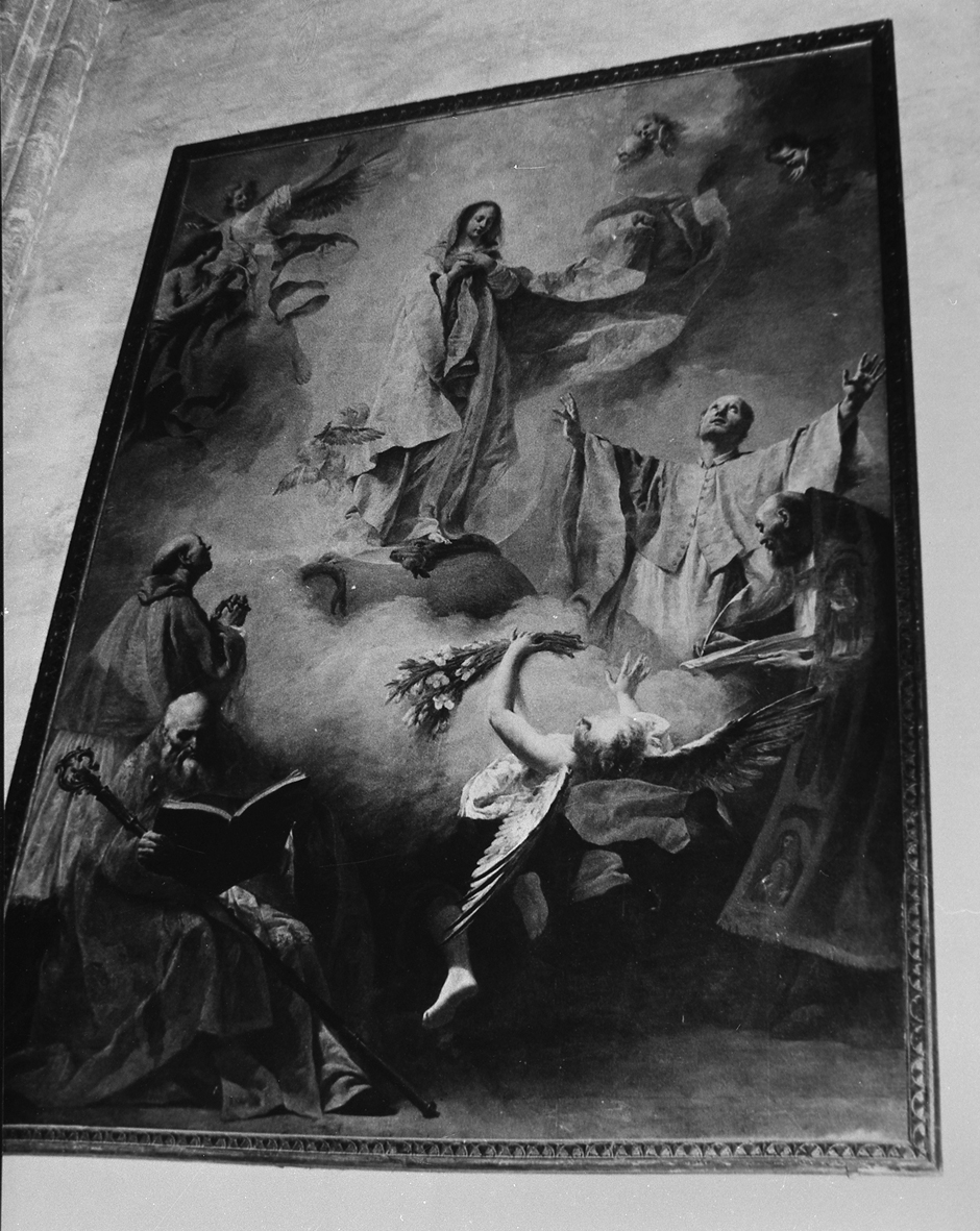Madonna Immacolata e Santi (dipinto) di Angeli Giuseppe (sec. XVIII)