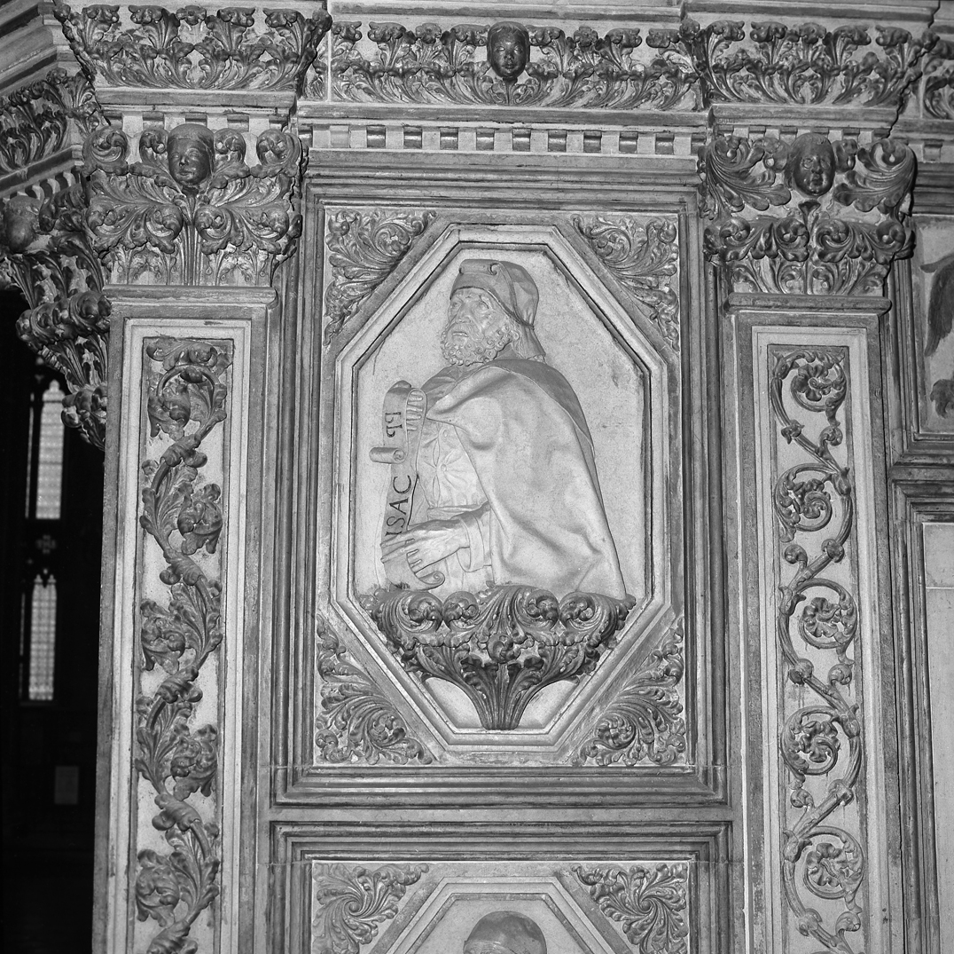 Isacco patriarca (rilievo, elemento d'insieme) di Lombardo Pietro (bottega) (sec. XV)