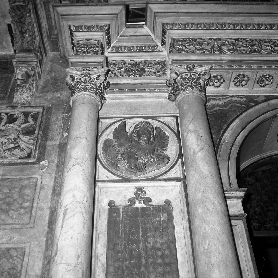 leone di San Marco (rilievo) di Bregno Lorenzo, Bregno Giovanni Battista (sec. XVI)