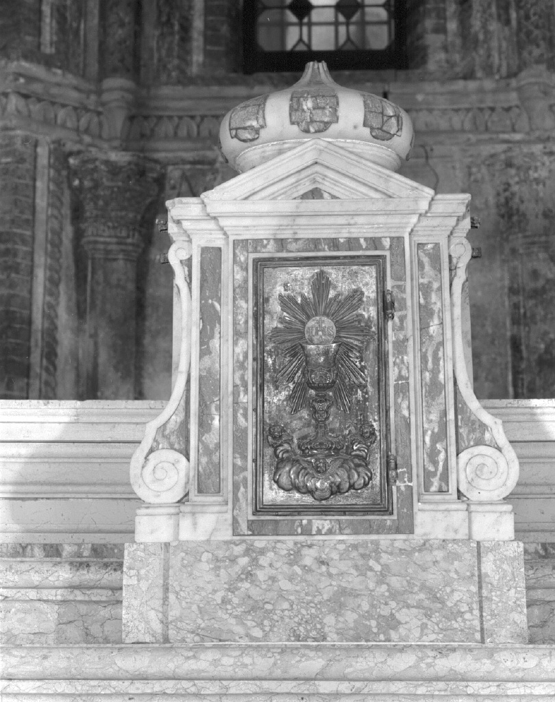 tabernacolo - a frontale architettonico, elemento d'insieme - ambito veneto (sec. XVIII)
