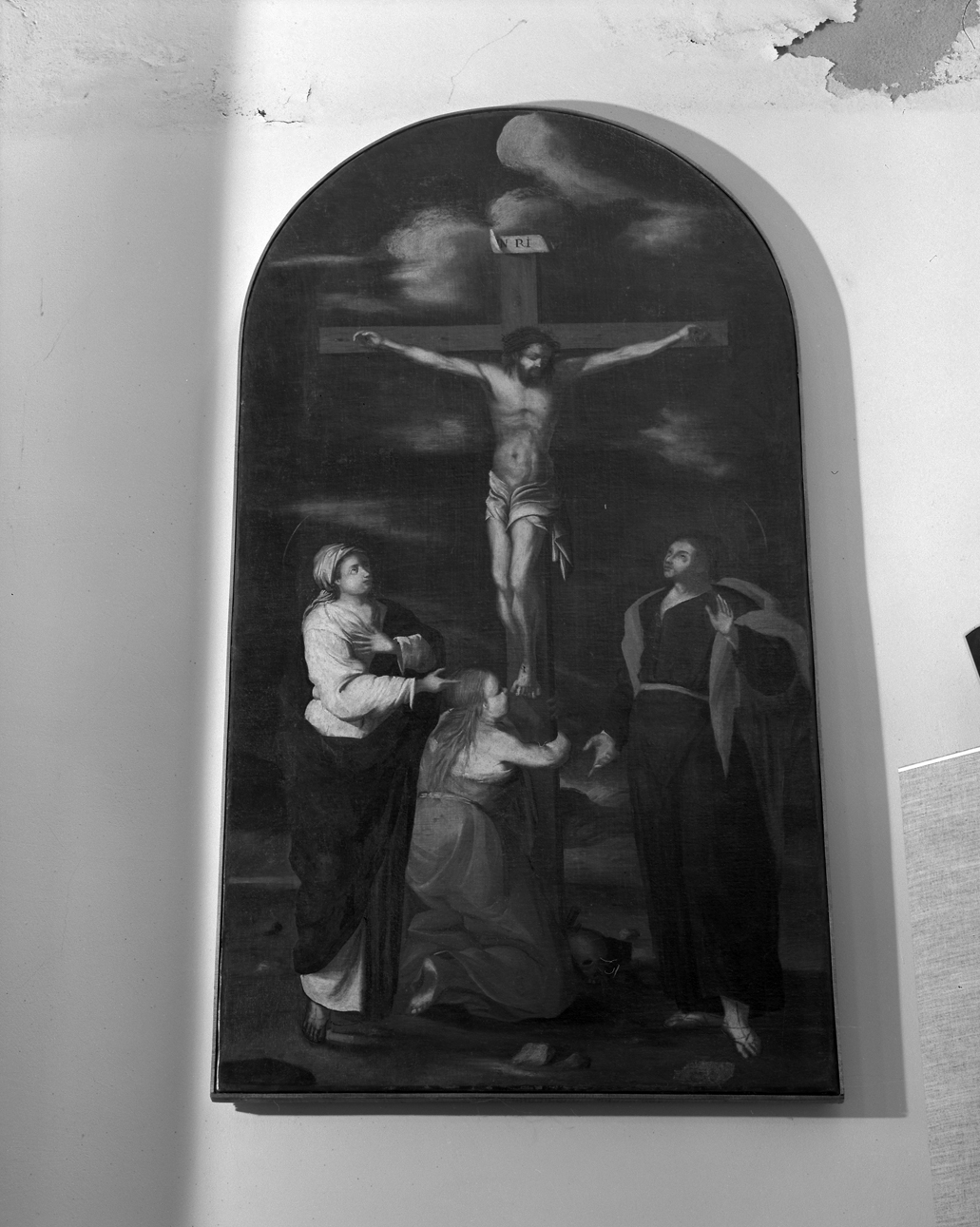 Cristo crocifisso (dipinto) di Pilotti Gerolamo (attribuito) (prima metà sec. XVII)