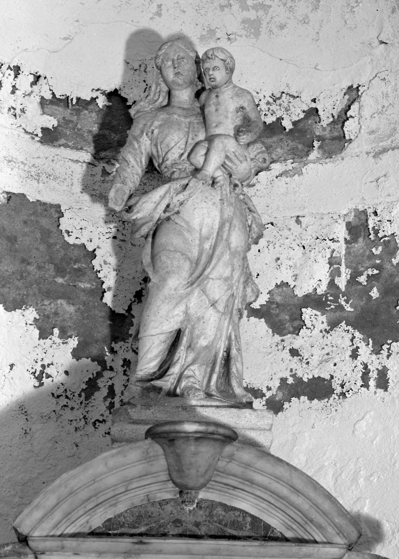 Madonna con Bambino (statua) - ambito veneto (sec. XVII)