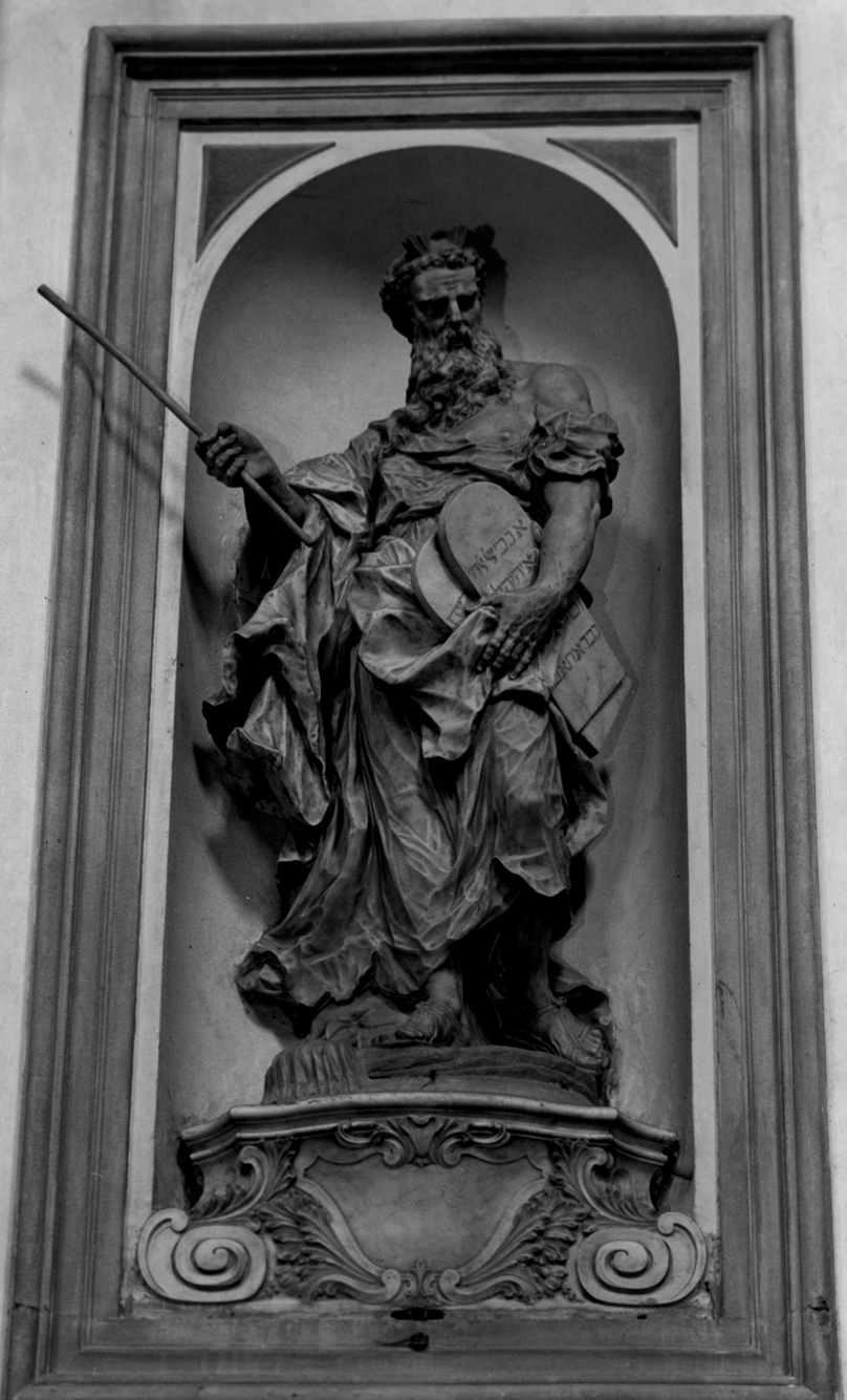 Mosè (statua, elemento d'insieme) di Morlaiter Giovanni Maria (sec. XVIII)