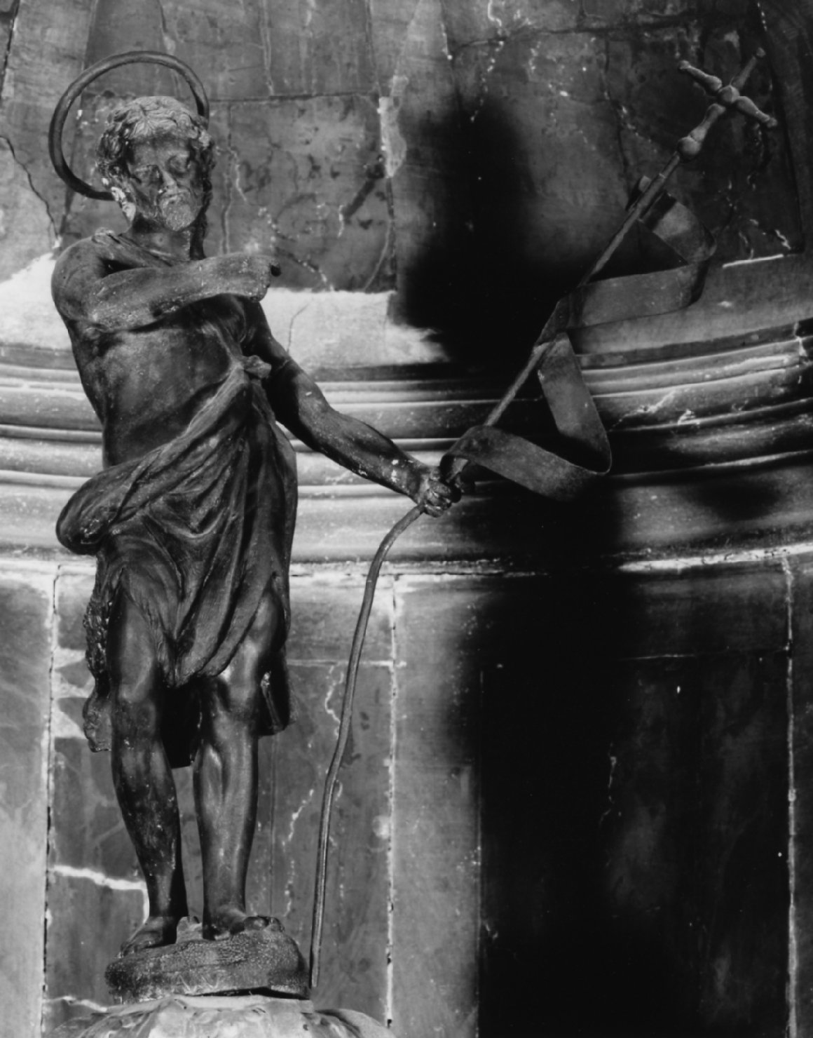 San Giovanni Battista (statua, elemento d'insieme) di Mantovano Giacomo (sec. XVI)