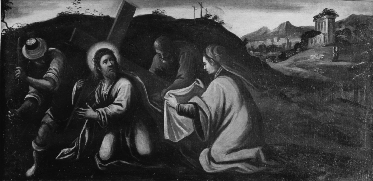 Cristo incontra la Veronica (dipinto) - ambito veneto (seconda metà sec. XVI)