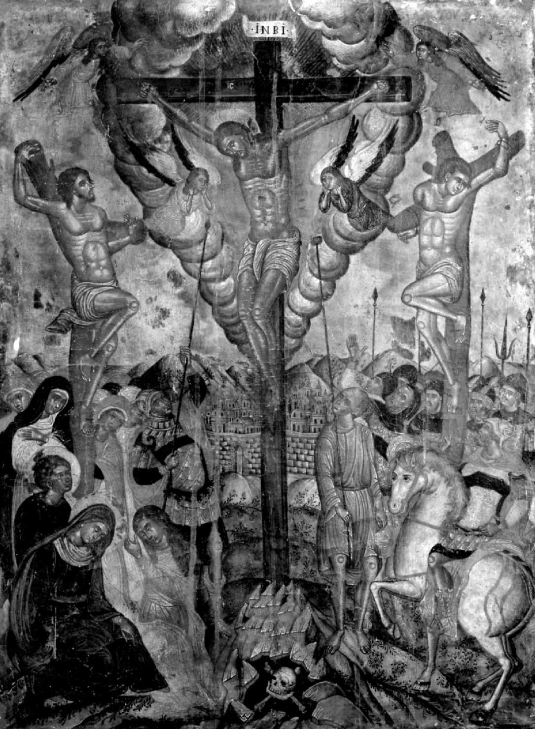 Cristo crocifisso (dipinto) - ambito veneto-cretese (sec. XVI)