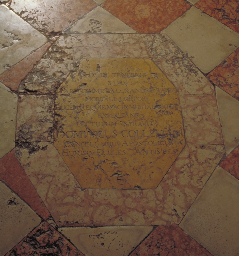 lastra tombale - bottega veneziana (fine sec. XVII)
