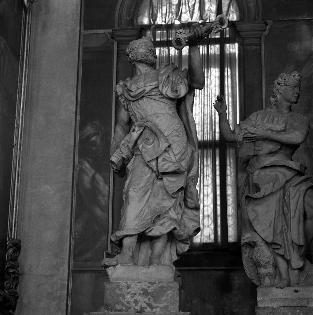 San Pietro (statua, elemento d'insieme) di Ruer Tommaso (sec. XVII)