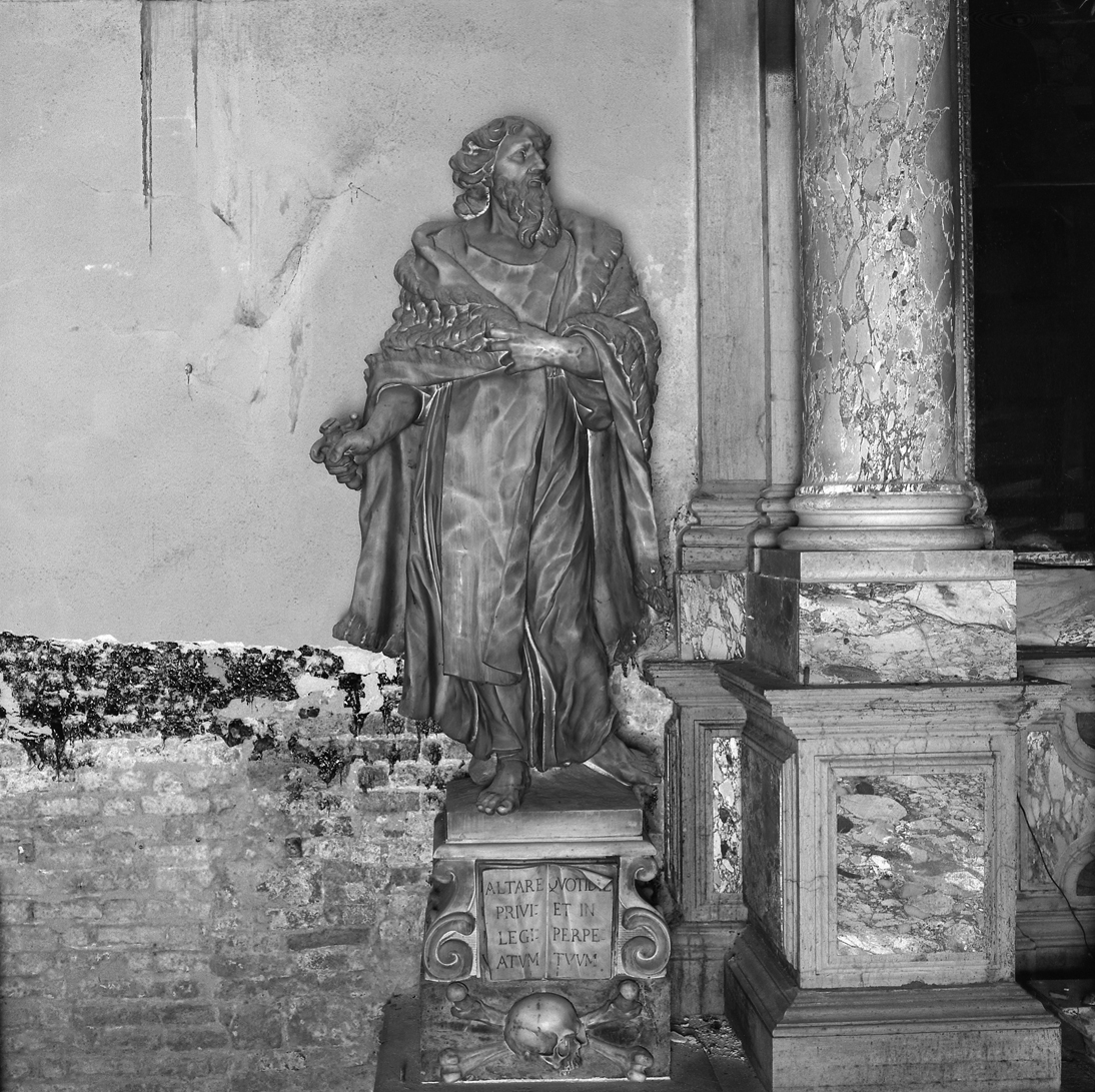 Elia (statua, elemento d'insieme) di Merengo Arrigo (scuola) (seconda metà sec. XVII)