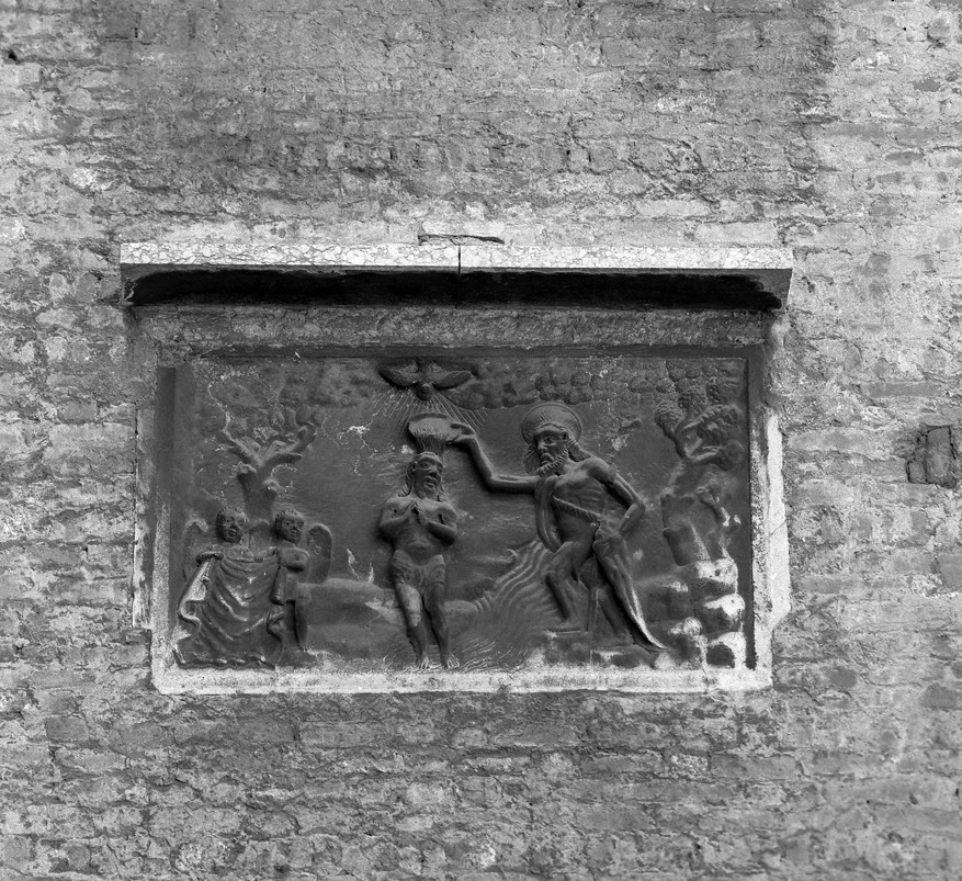 battesimo di Cristo (rilievo) - ambito veneziano (inizio sec. XIV)