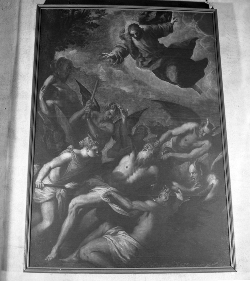 tentazioni di Sant'Antonio Abate (dipinto) di Negretti Jacopo detto Palma il Giovane (fine/inizio secc. XVI/ XVII)