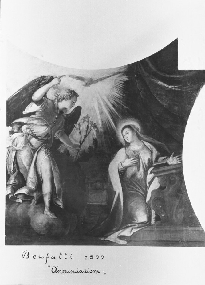 decorazione pittorica, complesso decorativo di Benfatto Alvise detto Alvise del Friso (fine/inizio secc. XVI/ XVII)