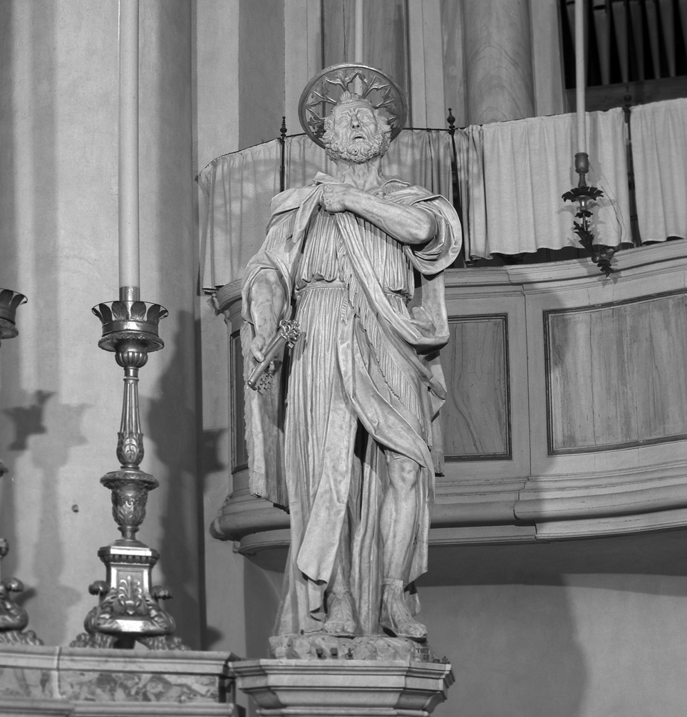 San Pietro (statua, elemento d'insieme) di Ferrari Giovanni detto Torretti (sec. XVIII)
