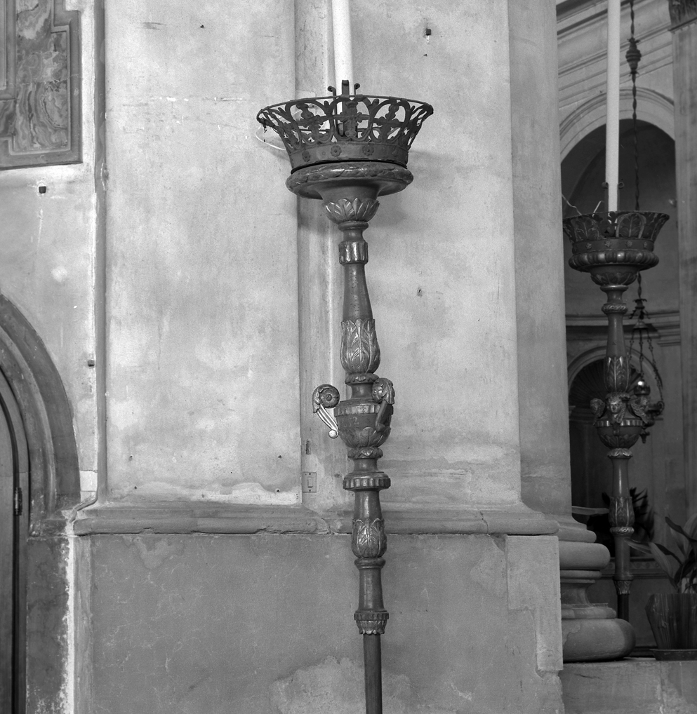 candelabro portatile, serie - ambito veneziano (sec. XIX)