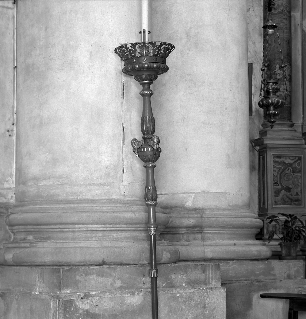 candelabro portatile, serie - ambito veneziano (seconda metà sec. XIX)