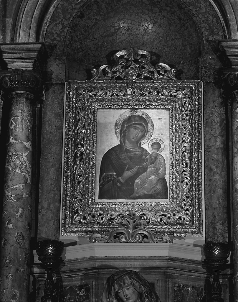 Madonna con Bambino (icona) - ambito veneto (sec. XVI)