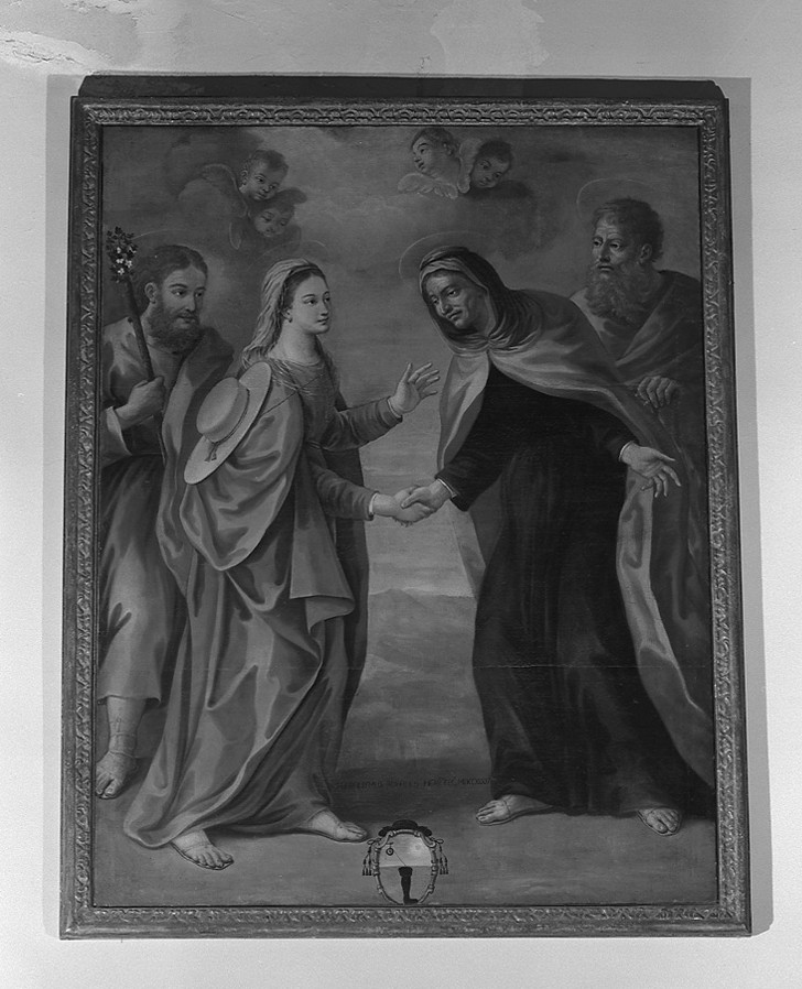 visitazione (dipinto) di Ruffini Giovanni (prima metà sec. XVIII)