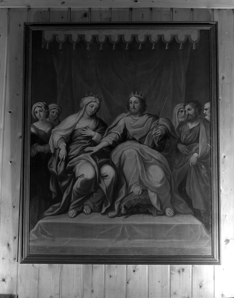 visita di Betzabea a Salomone (dipinto) - ambito veneto (sec. XIX)