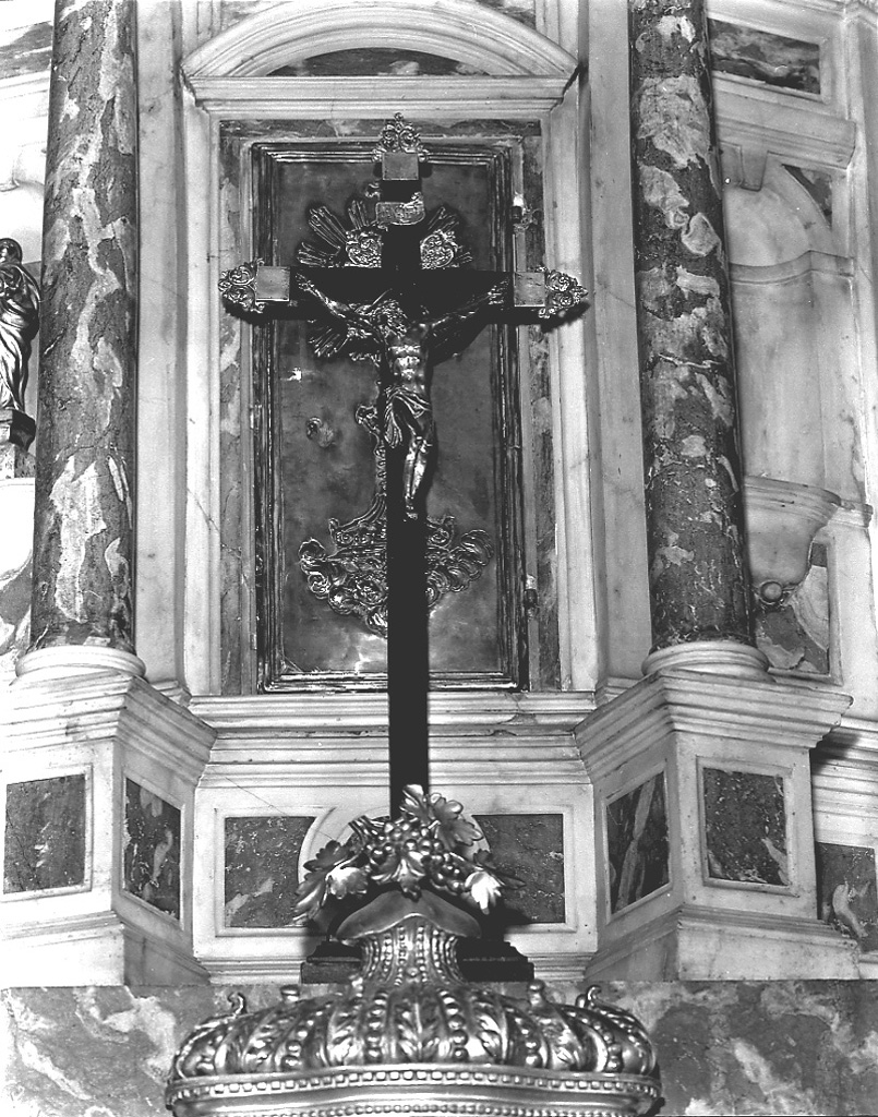croce d'altare, insieme - ambito veneto (seconda metà sec. XVIII)