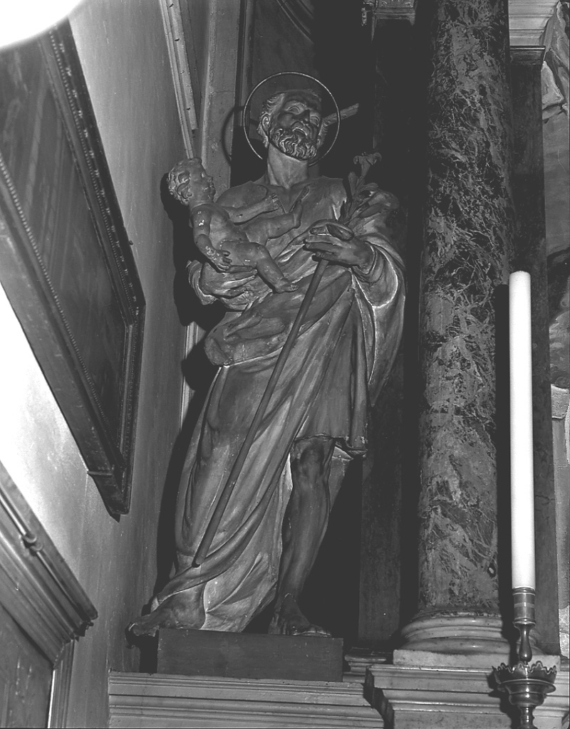 San Giuseppe e Gesù Bambino (statua, serie) di Marchiori Giovanni (sec. XVIII)