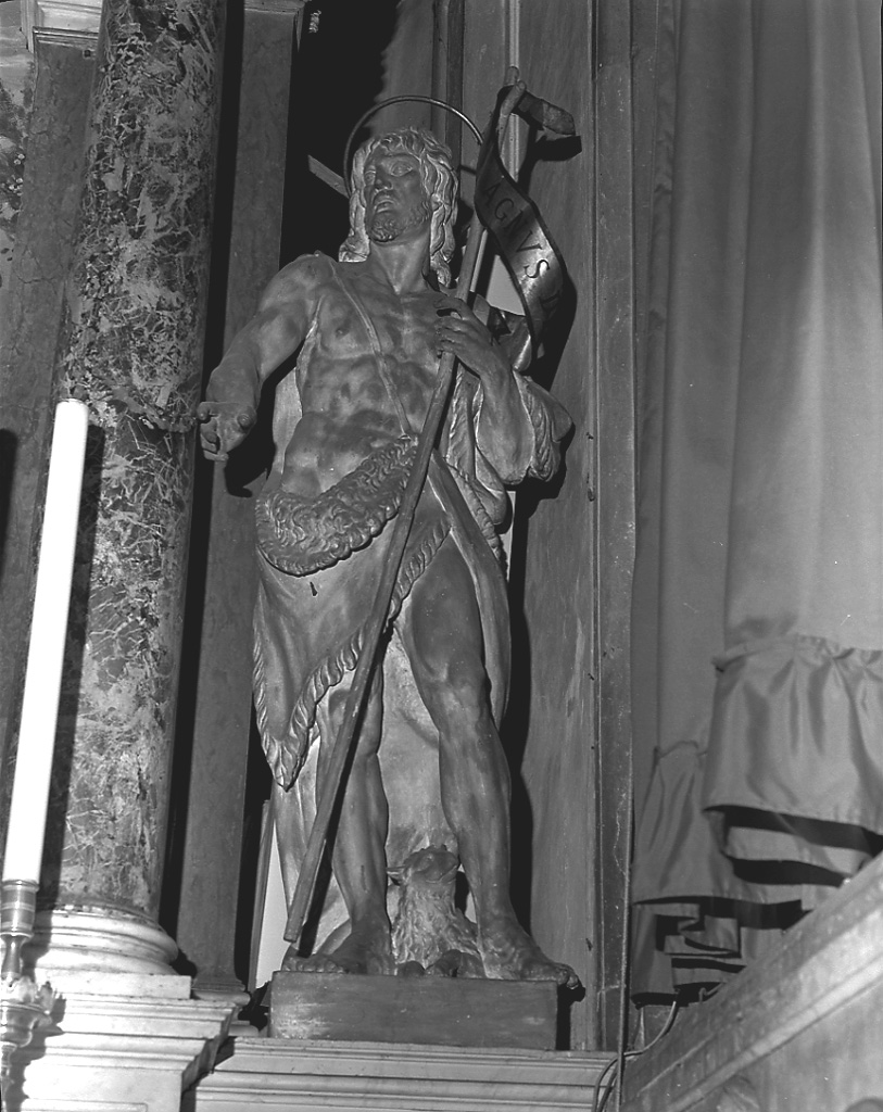 San Giovanni Battista (statua, serie) di Marchiori Giovanni (sec. XVIII)