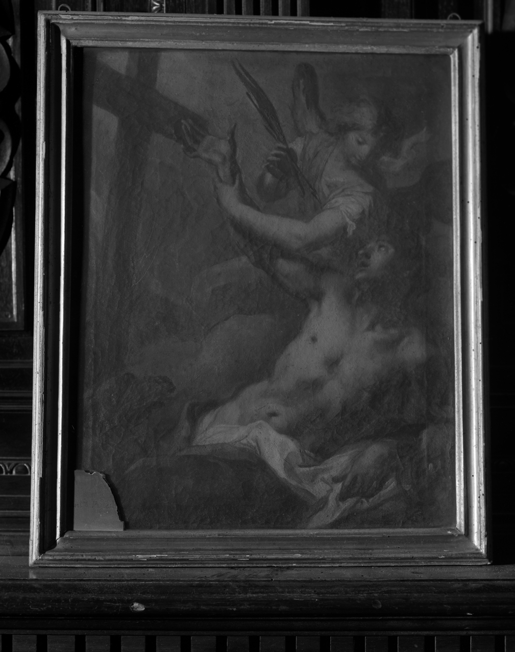 visione di un santo martire (dipinto) - ambito veneto (prima metà sec. XVIII)