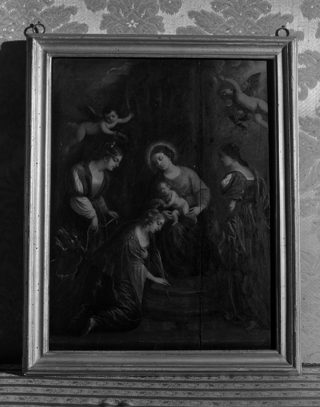 incoronazione di Santa Caterina (dipinto) - ambito veneto (seconda metà sec. XVII)