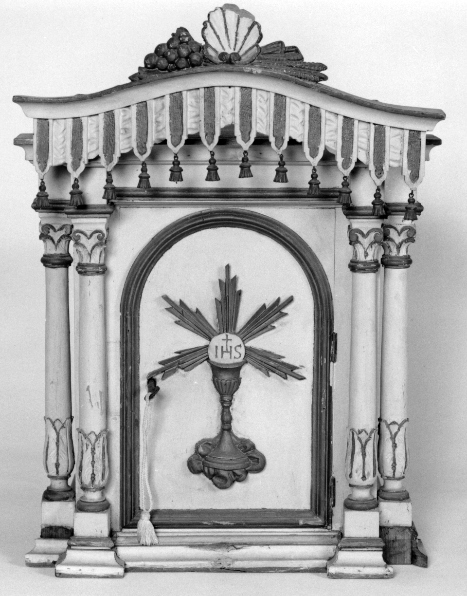 tabernacolo - a frontale architettonico - bottega veneziana (prima metà sec. XX)